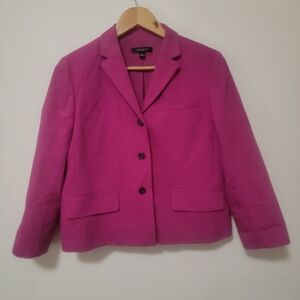 Ann Taylor Vibrant Pink Blazer